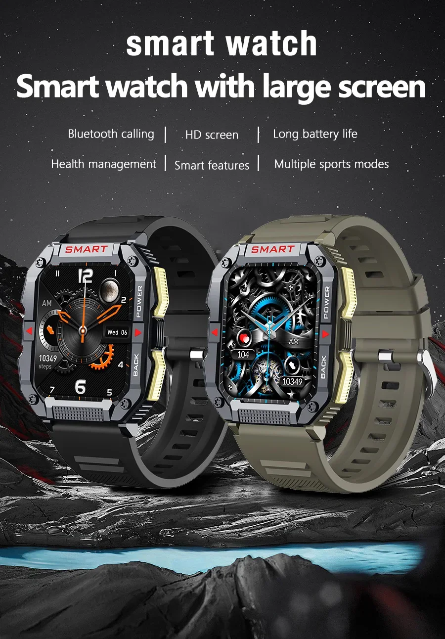 

for Xiaomi 14 Pro 13T Mix Fold 3 Civi 3 Smart Watch Bluetooth Call 1.83inch screen long standby three-proof outdoor sports watch