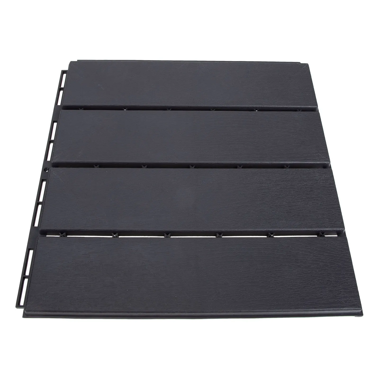 Waterproof Plastic Interlocking Outdoor Floor Stable Non-Expanding Wood-Plastic Flooring for Poolside Backyard Garden Balcony