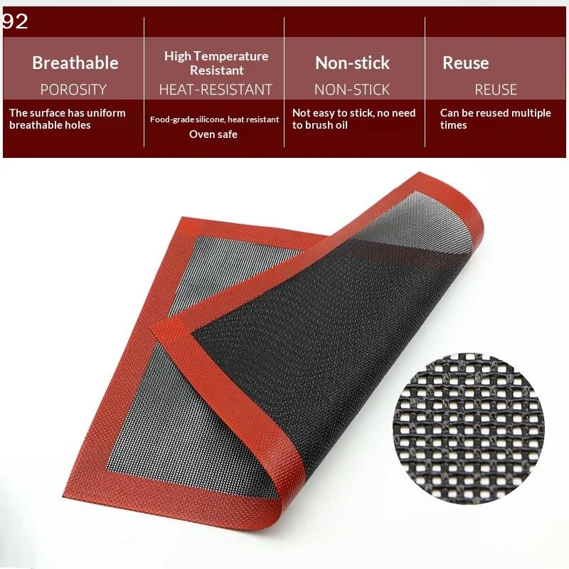 Pack of 1/3, 30x40cm Silicone Baking Mat for Microwave, Oven and Grill - Non Sticky, Heat Resistant
