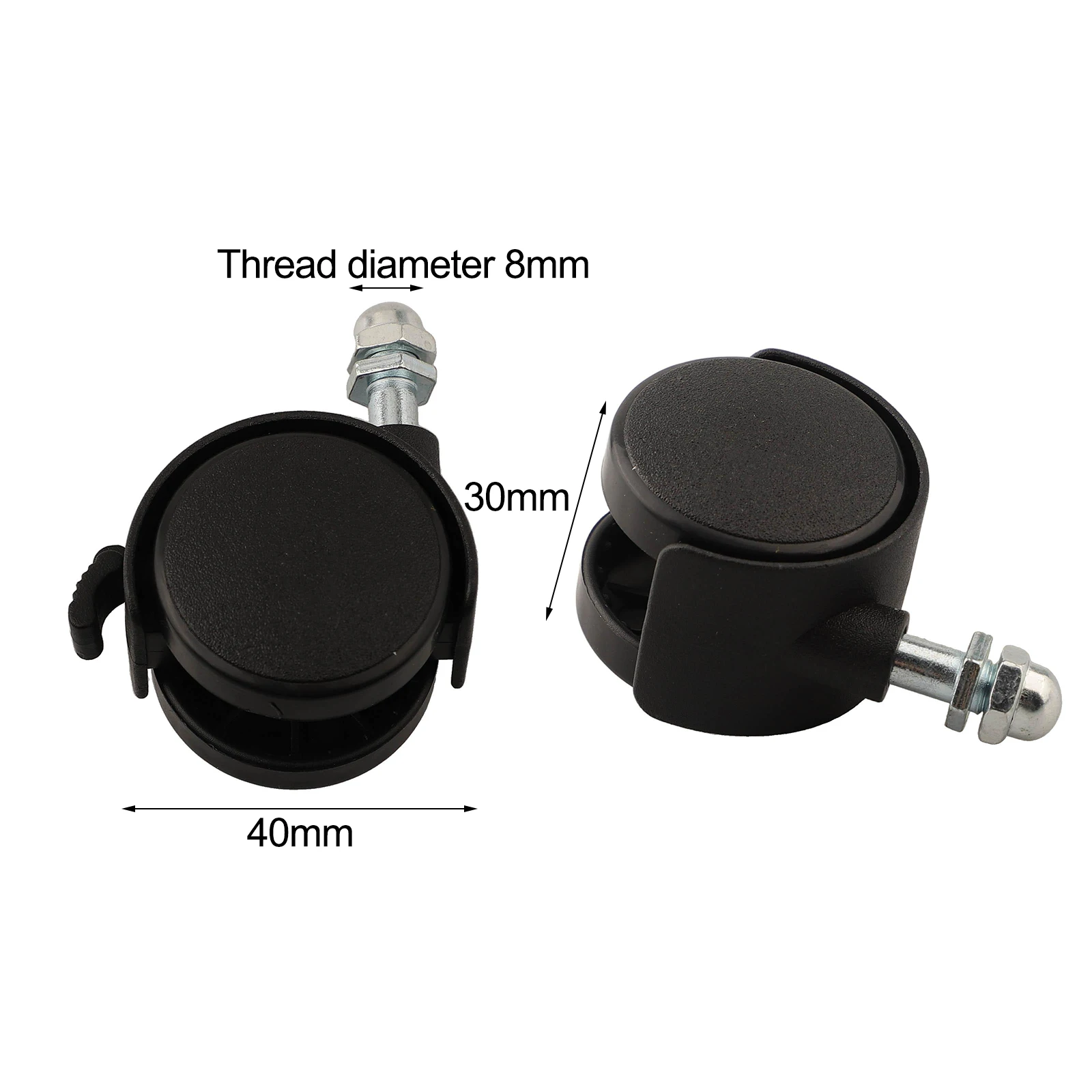 4PCS Electric Heater Casters Replace Wheels Electric Oil Heater Furniture Casters Home Heater Mobile Pulley Hardware