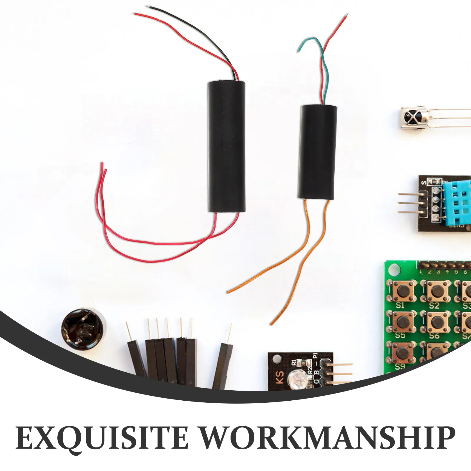 2Pcs High Voltage Step Up Converter Module Boost Transformer Power Module for Industrial Inspection Equipment Scientific