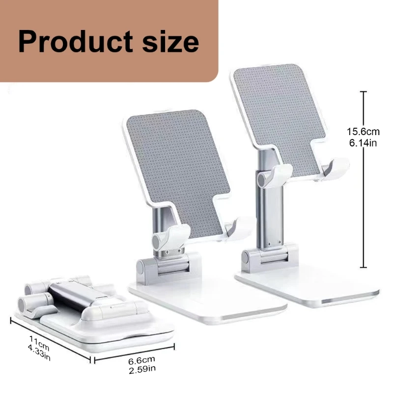 Ajustar suporte celular para portátil conveniente, suporte flexível, designs dobráveis, suporte para celular