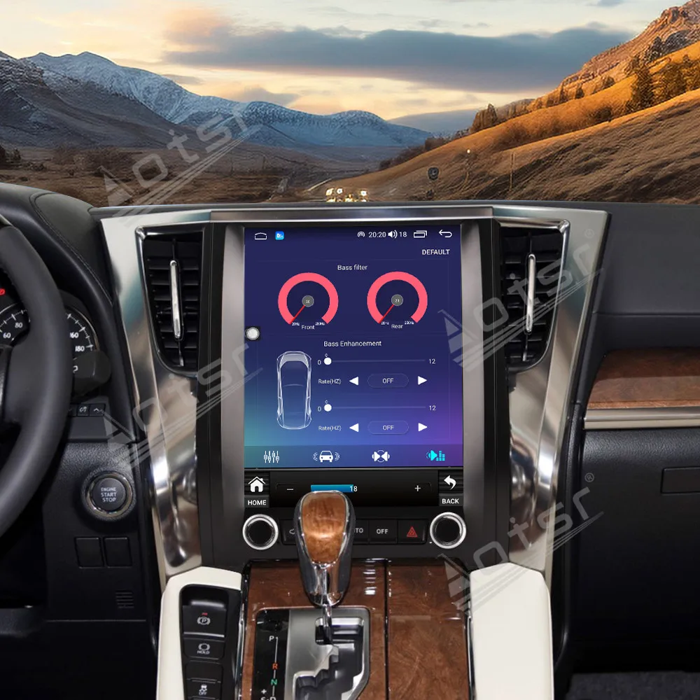 12.1 Inch Android 14 Car Radio For Toyota AIphard 2013-2020 Multimedia Video Player Stereo Auto GPS Navigation Carplay Car Meida