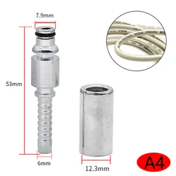 Hogedrukreiniger Slangfitting Connector Voor Karcher Ar Reparatie Adapter Met Socket Auto Schoonmaak Accessoires