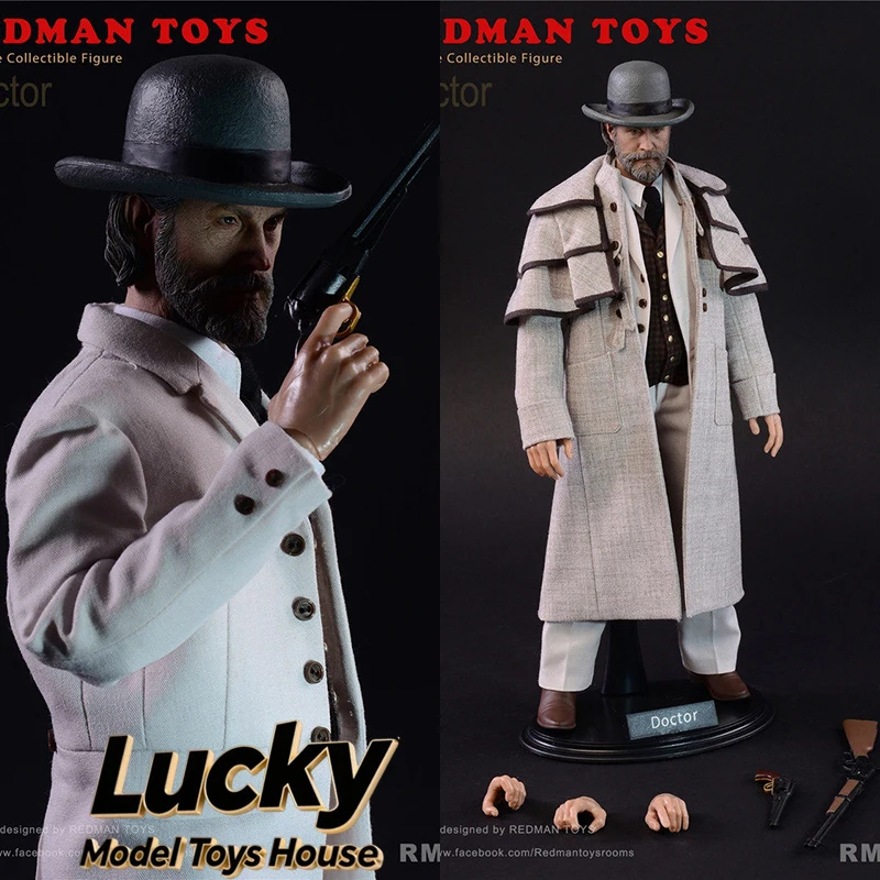 

REDMAN TOYS RM051 1/6 Фигурка-кукла Дентист Кристиан Вальц, подвижное тело, 12 дюймов, полный комплект, для фанатов фильмов и коллекционеров