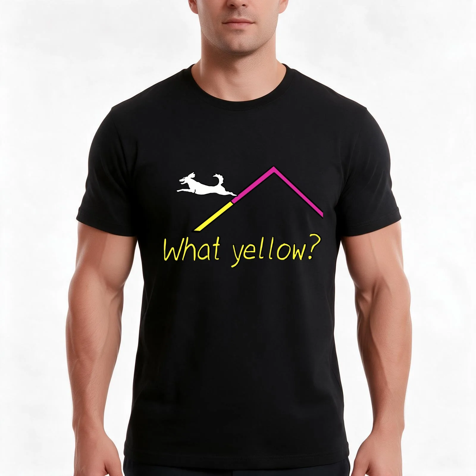 Agility dog T-Shirt, Summer Casual Cotton Tee, Oversized Streetwear Tops, Vintage Graphic Print, Loose Fit Short Sleeve