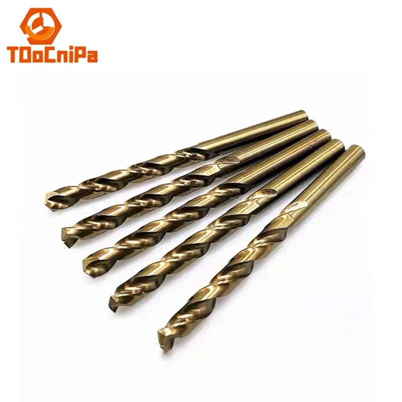 Stainless Steel Twist Drill Φ10.6-Φ12.9 With Cobalt Drill Bit M35 Fully Ground High Speed Steel Straight Shank Drill Bit