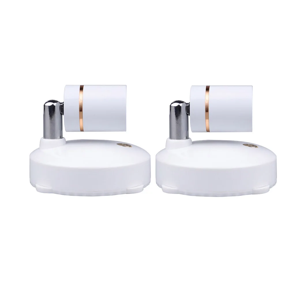 

2pcs Led Simple Durable Usb Powered Spot Indoor Spot Light Lamp Remote Control Indoor Multipurpose Light Wall Lamp