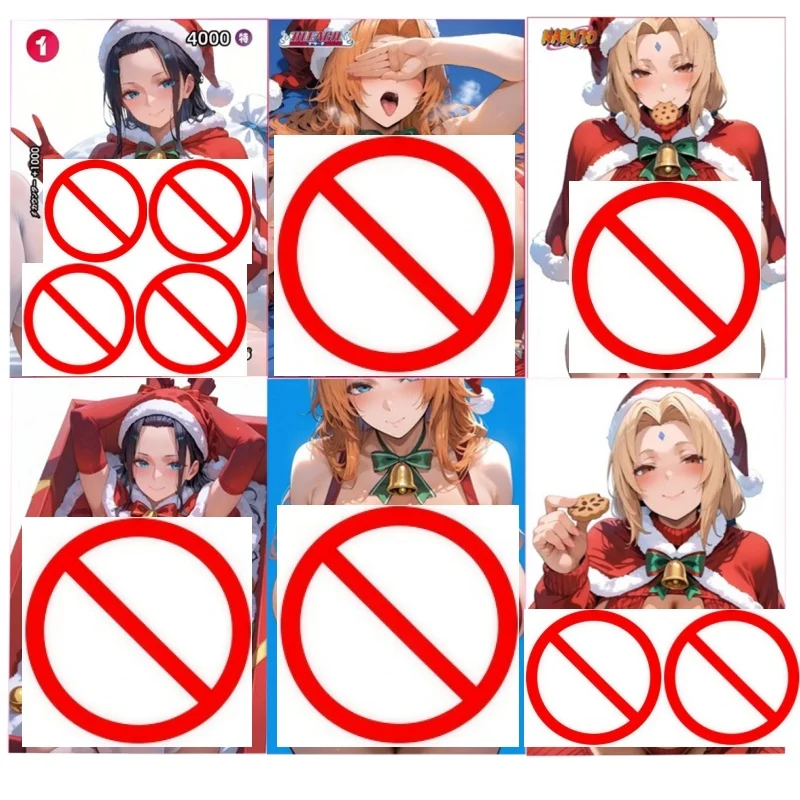 

Коллекционная карточка ACG Goddess Christmas: Цунадэ, Мацумото, Рангику, Нико Робин. Складная флеш-карта DIY, аниме, 63x88 мм. Игровая коллекционная карточка-игрушка, подарок.