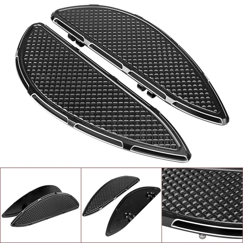 Driver Stretched Floorboards Foot Boards Replacement Parts For  Electra Glide Dyna FLD