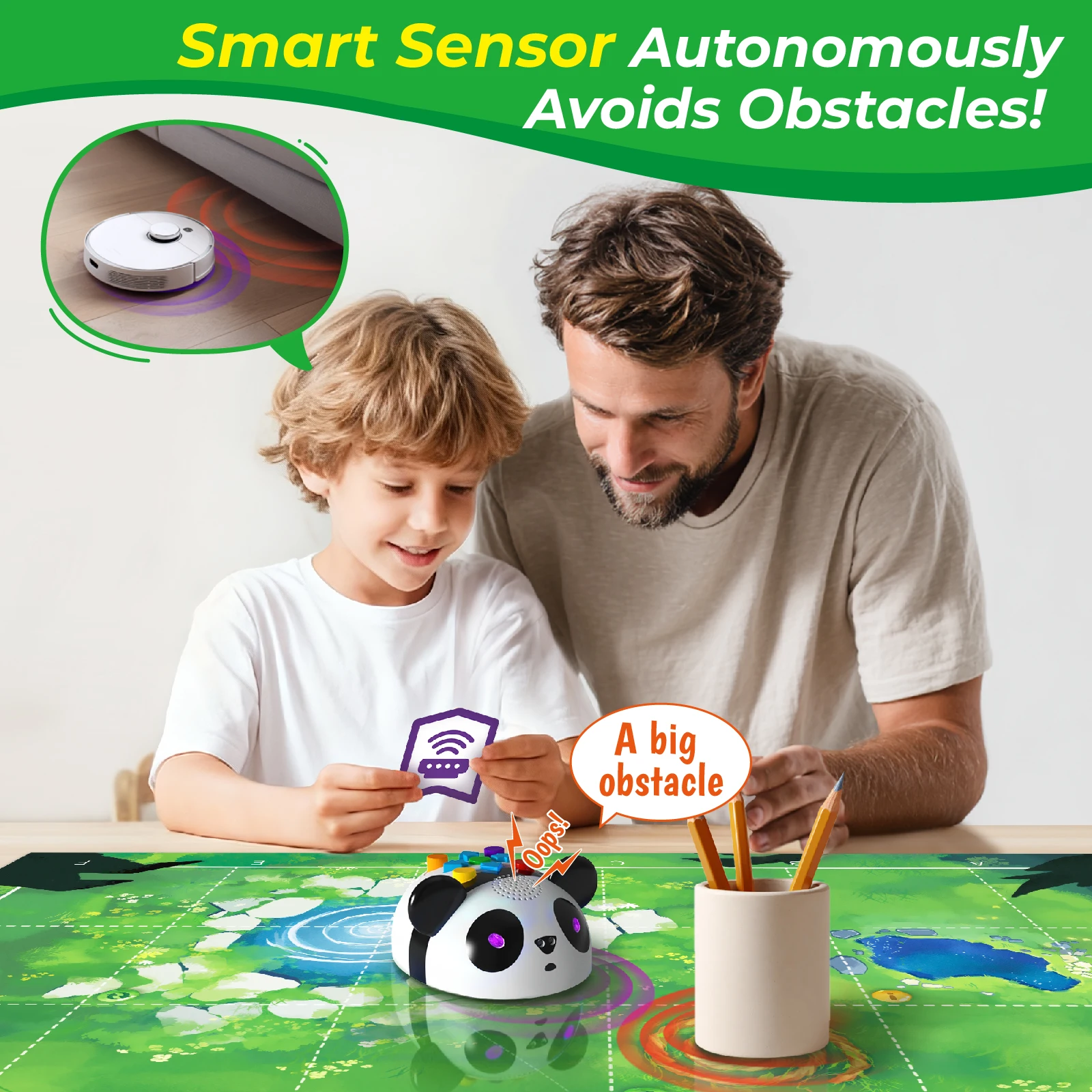 Apitor الترميز المبكر Pal للأطفال، لعبة ترميز استكشاف تعليمية خالية من الشاشة، لعبة جذعية لمرحلة ما قبل المدرسة، هدية للأطفال الصغار من سن 3 سنوات فما فوق #5