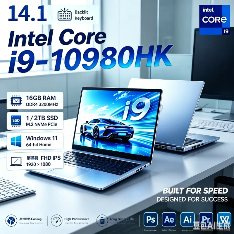 Laptop Intel Core I9‑10980HK portátil de 14,1