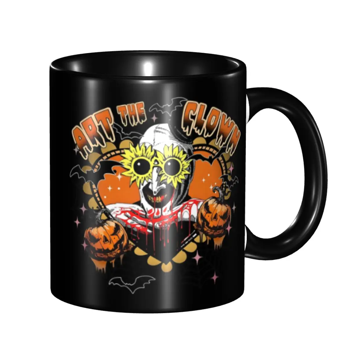 DIY Clown Happy Holliday Halloween Terrifiers Keramikbecher, personalisierte Kaffeetasse, kreatives Geschenk