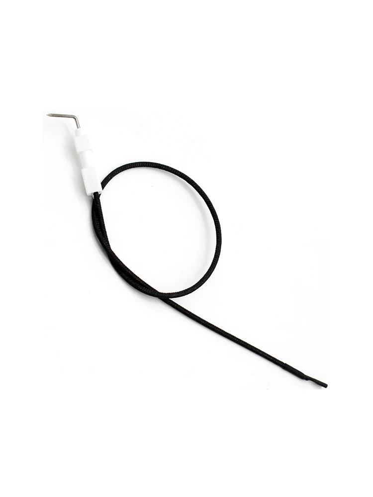 2 PCs Stove Heater Ceramic Ignition Needle Electrode Parts 400mm 8 * 8mm Ceramic Tail Square 2.8 * 0.5 Terminal Kitchen Assembly