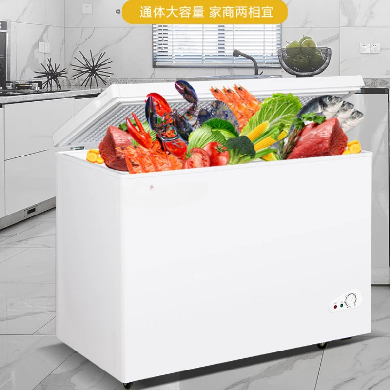 228/388L freezer for household and commercial large-capacity refrigeration and preservation