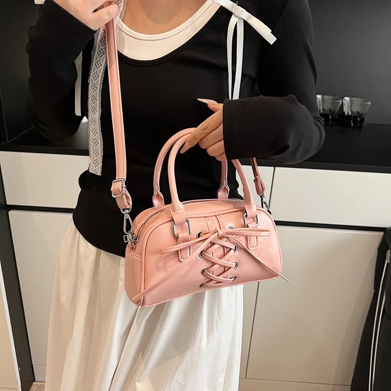 

Elegant Crossbody Handbag For Women PU Leather Shoulder Bag Waterproof Top Handle Bag Fashion Hobo Ladies Daily Wear