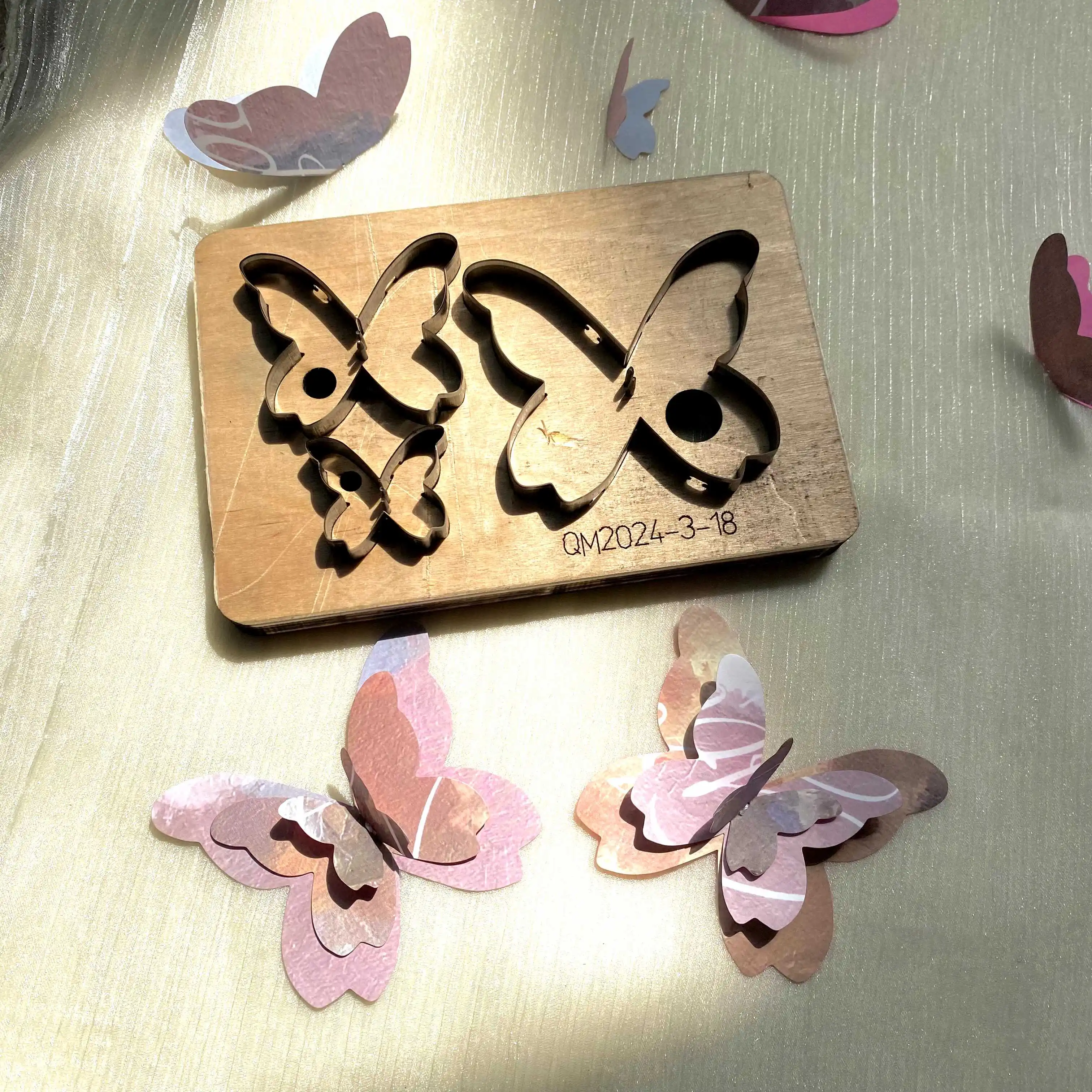 

DIY Butterfly Cutting Knife Mould Scrapbooking Handmade Cutting Moulds New Leather Cutting Machine Moulds Die Cut