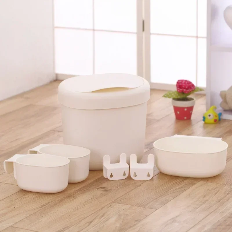 Kotak penyimpanan gantung tempat tidur bayi, katun baru lahir mainan saku popok untuk tempat tidur bayi aksesoris toko popok