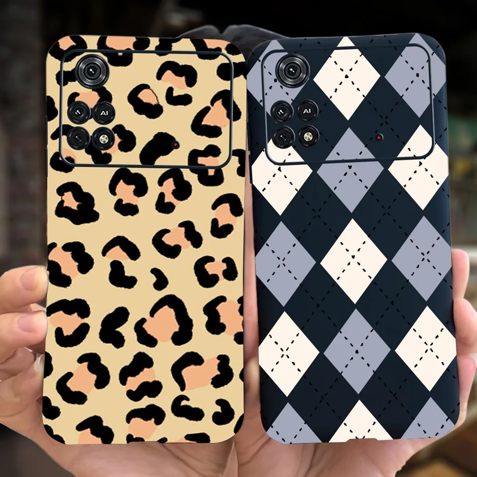 For Xiaomi Poco M4 Pro Phone Case Cute Cartoon Macaroon Silicon Soft Case For Xiaomi Poco M4 Pro 4G 5G Back Cover PocoM4 M 4 Pro