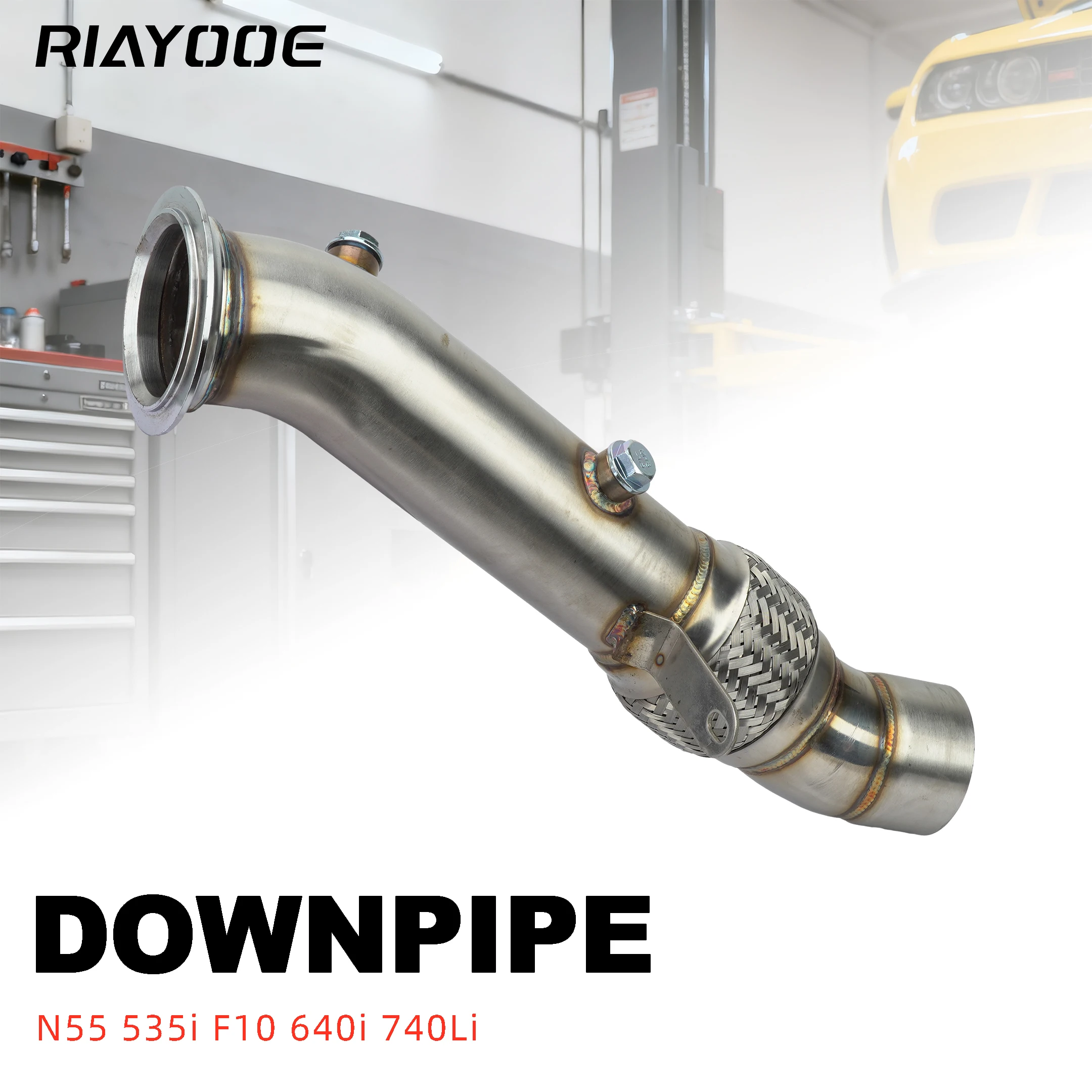 

3inch N55 Downpipe for BMW 535i 640i 740i 740Li X5 X6 E70 E71 F10 F11 F12 F13 F07 Exhaust Systems N55 Engine Catless Down Pipe