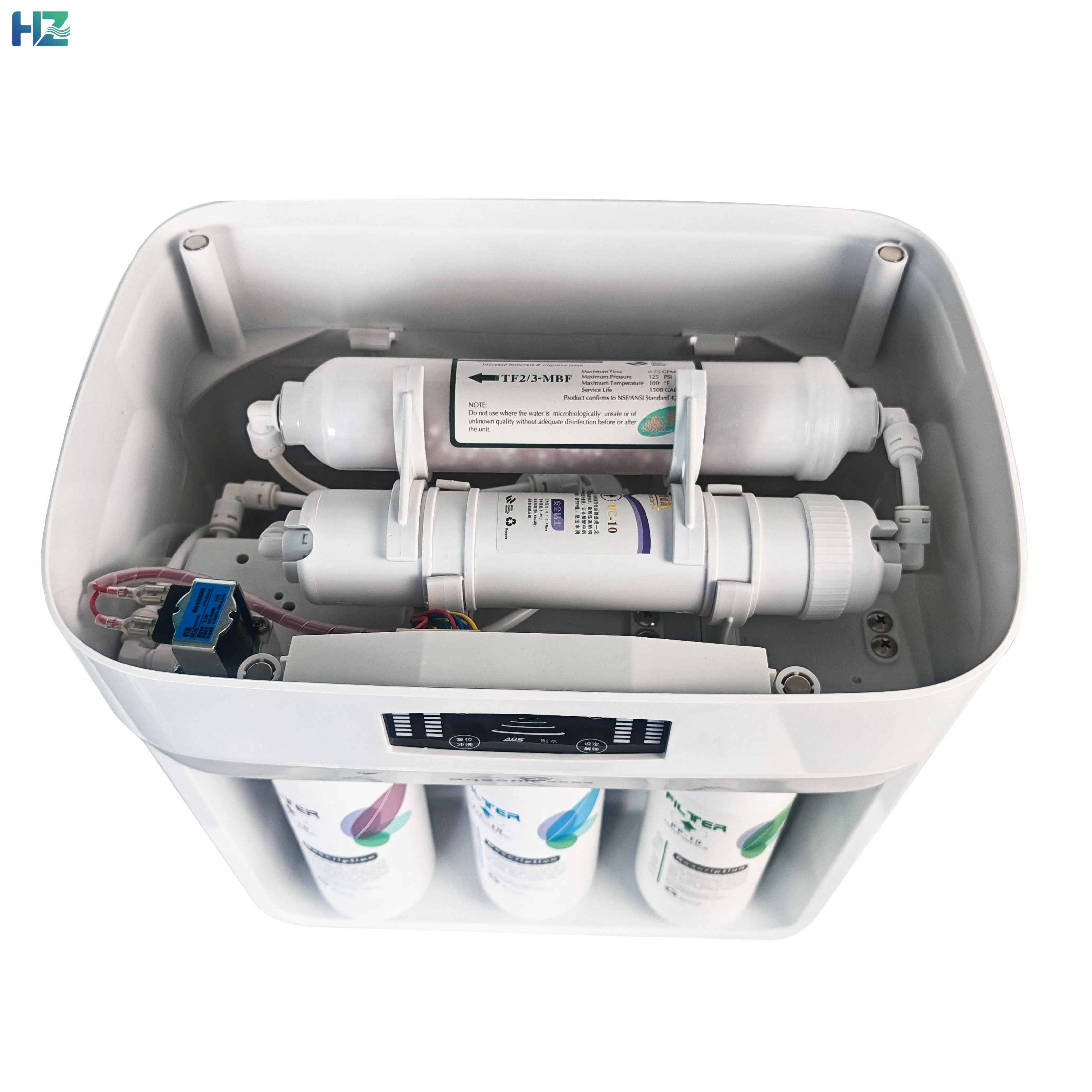 Premium 100GPD Home Reverse Osmosis Electric Water Purifier 5 Stage Kitchen Water Treatment System Filtration