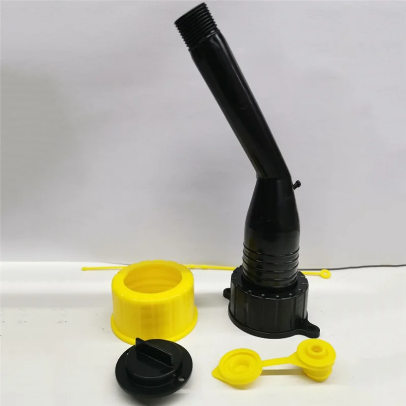 ABLU-Gas Tank Nozzle Kit, Leak-Proof Corner Nozzle Gasket, Filter Vent Cover Drill Bit, Oil Guide Tube, Oil Barrel Nozzle