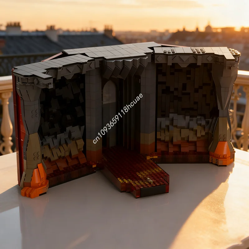 

4048 шт. MOC Crack Doom Destruction Кольцо Модель Строительные Блоки Конструкция Рождественский Подарок Сборная Игрушка Креативный Кирпич Дети