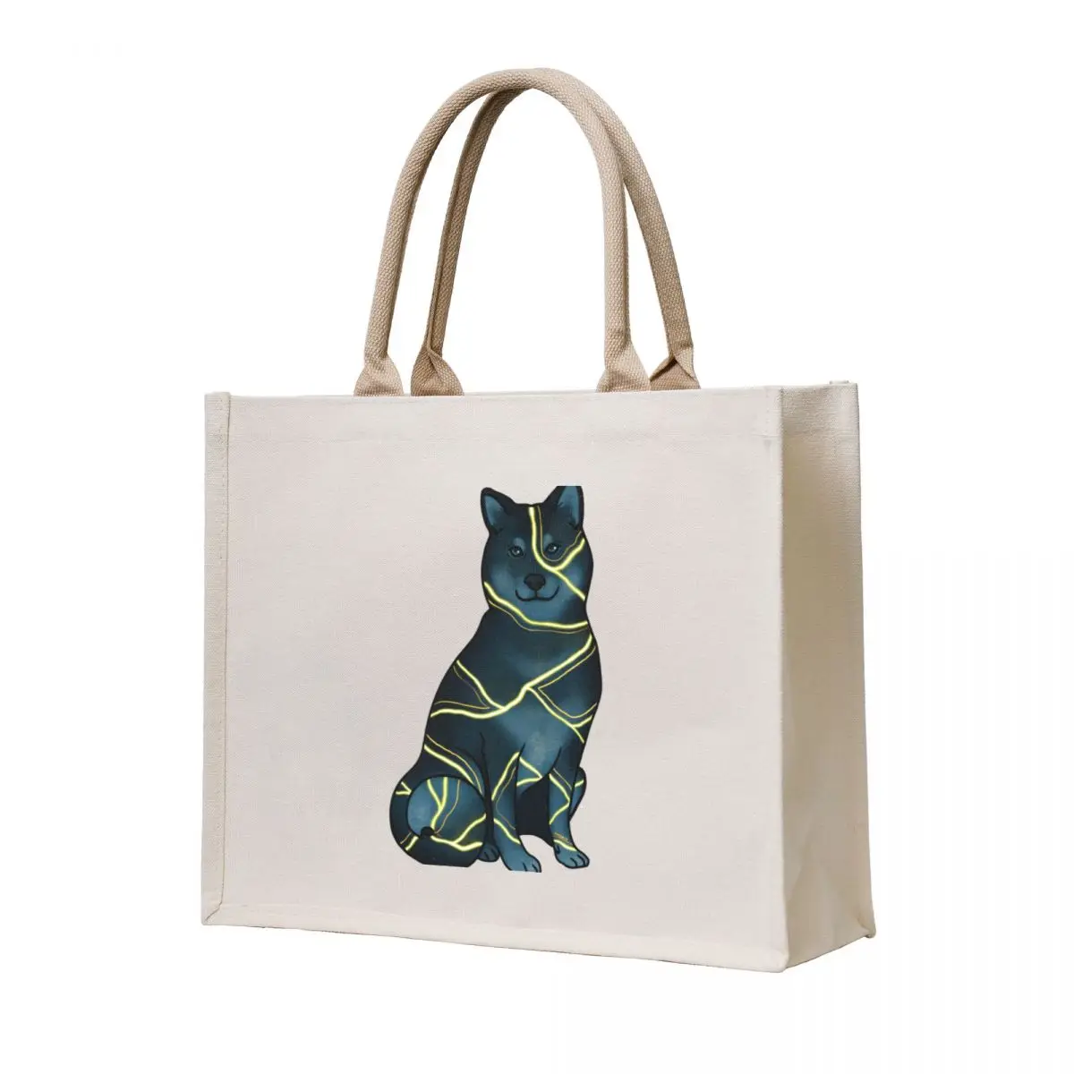 

Kintsugi Shiba Inu Tote Bag hand bag custom fabric bag Canvas for women Reusable bags
