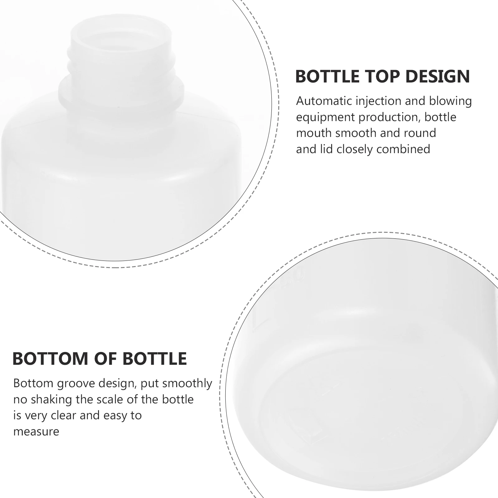 

4 Pcs 250ml Transparent Elbow Bottle Plastic Squeeze Bottles Eyelash Cleaning Plants Watering Gardening Tools Portable Easy