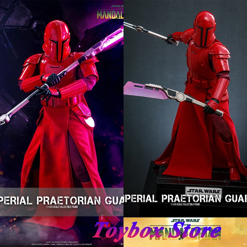 HOTTOYS HT TMS108 1/6 Scale Red Movable Mandalorian Soldier Model Star Wars Imperial Guard Delicate 12