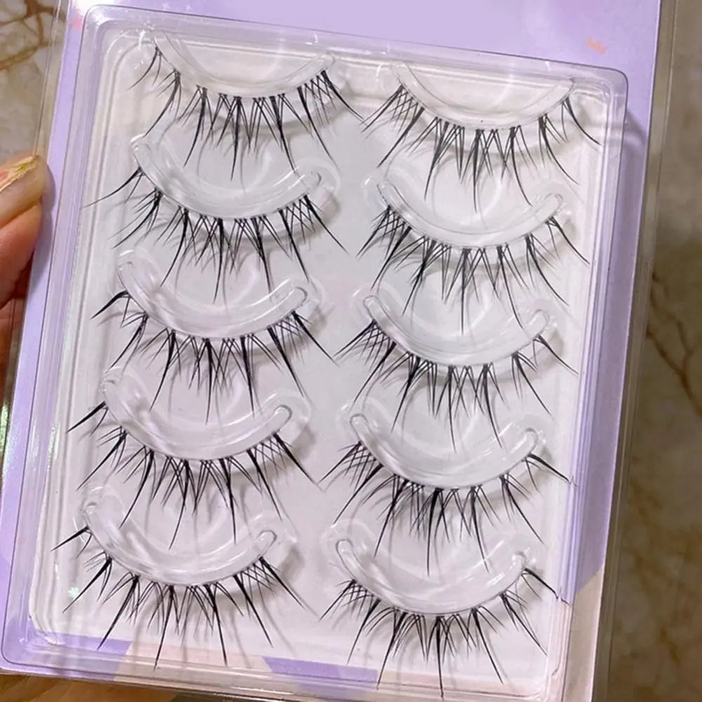 Extension Transparent Stem Comic Eye Lashes Lower Eyelashes Fairy False Eyelashes Makeup Tools Manga Lashes Full Strip Eyelash