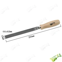 HUATOOL Juego de limas para recortar guitarra: herramienta de pulido y reparación para filas de guitarra