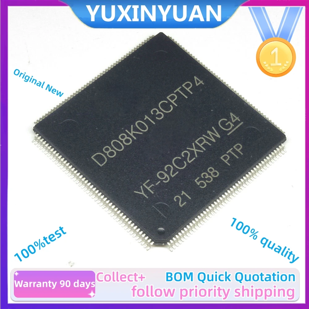 1PCS D808K013CPTP4 D808K013CPTP400 D808K013 QFP208 YUXINYUAN car IC NEW  IN STOCK