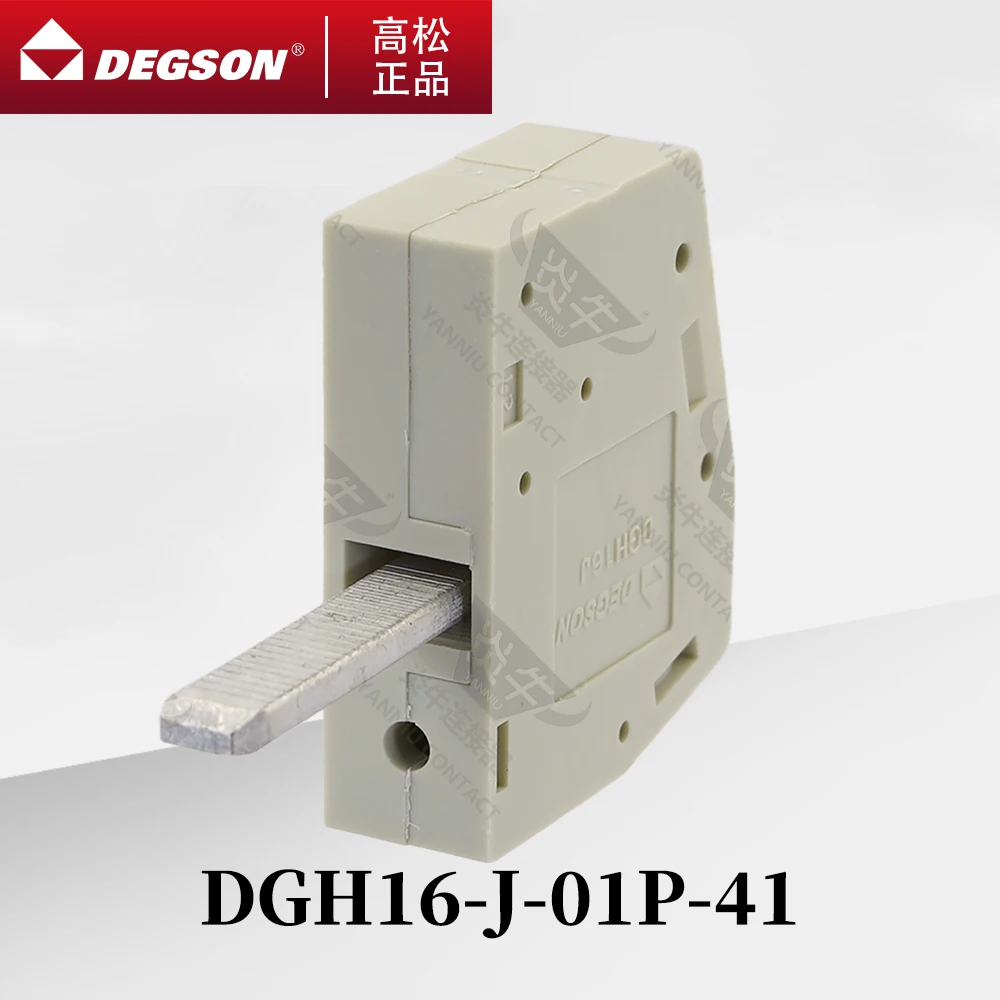 10Pcs DEGSON DGH16-J-01P-11-00ZH DGH16-K Wall-Penetrating TERMINAL BLOCKS PHOENIX CONNECTOR Lead 7439-92-1 76A 500V