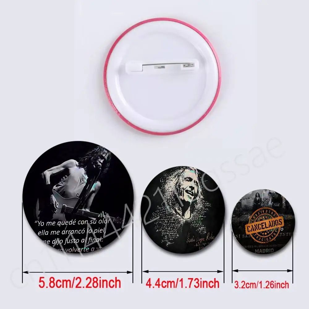 FOR Extremoduro Robe Aesthetic Brooch Pattern Badge Trendy Quote Pins for Daily Wear Bag Accessory Gift for Women