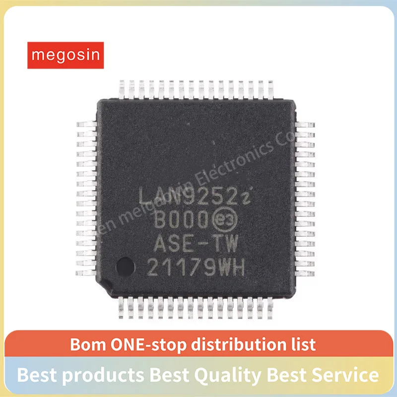 1pcs/lot LAN9252I/PT LAN9252I TQFP-64 Ethernet controller chip