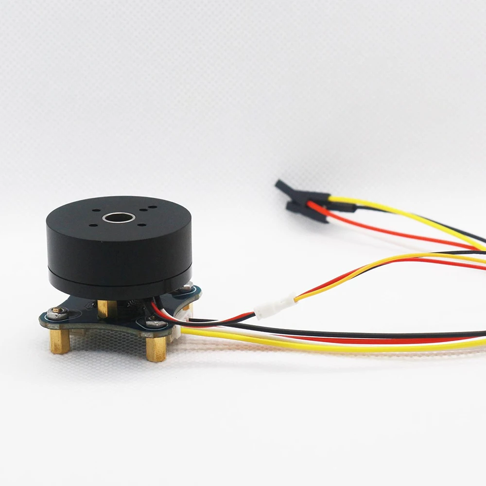 Motor CC sin escobillas de eje hueco 2804 con codificador magnético AS5600, Sensor Hall, Rotor exterior, Kit de Motor BLDC, compatible con Control FOC