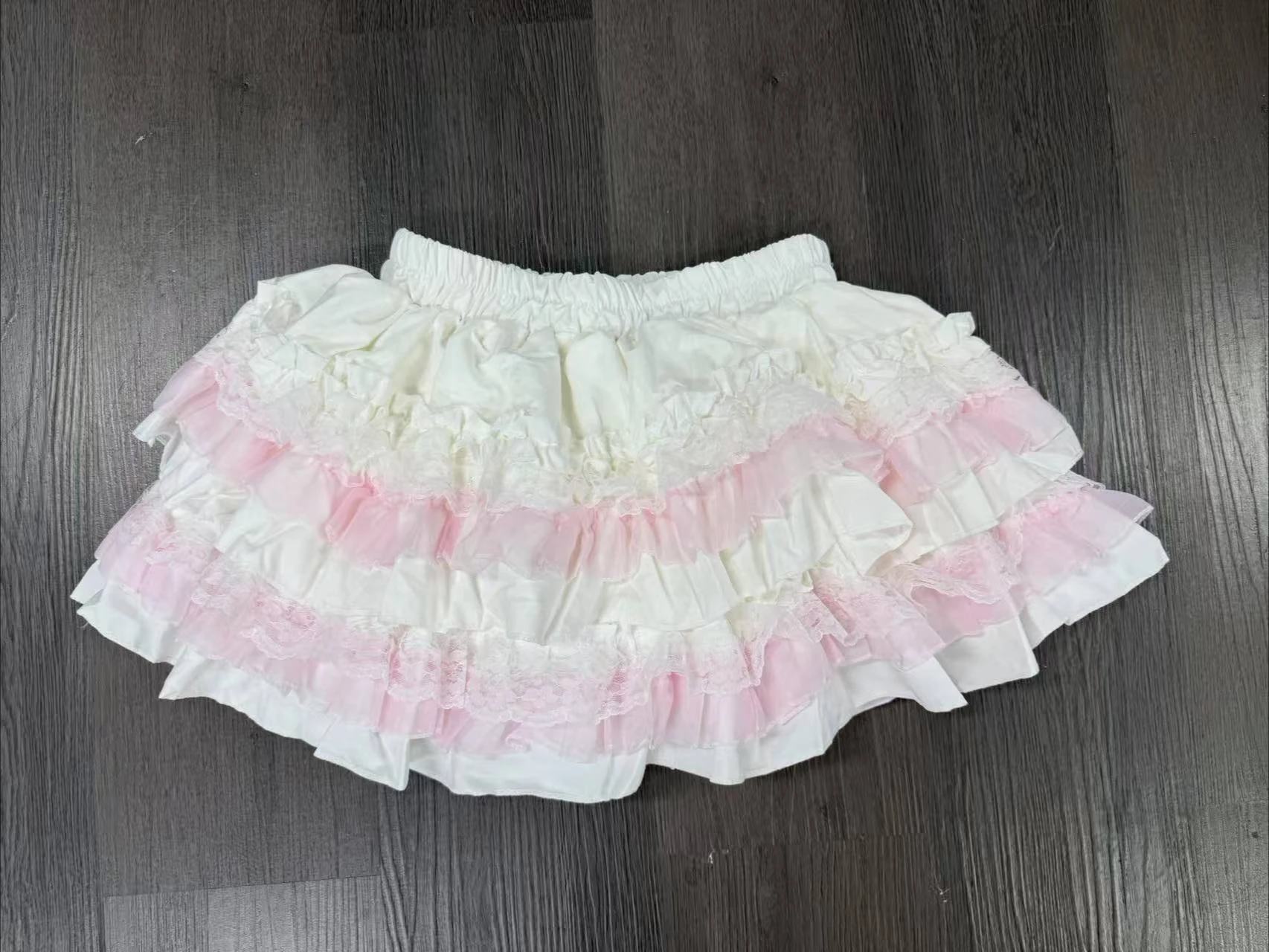 

Cute Lace Ruffles Party Mini Skirts Sweet Kawaii Lolita Style Princess Vintage Cake Skirt Women Harajuku Y2k Faldas Mujer