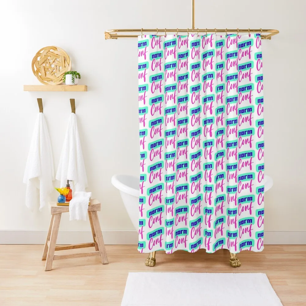 NormConf: The Merch Shower Curtain Bathroom For Shower Modern Accessory Bathrooms Bathroom Accessorys Cute Shower Curtain