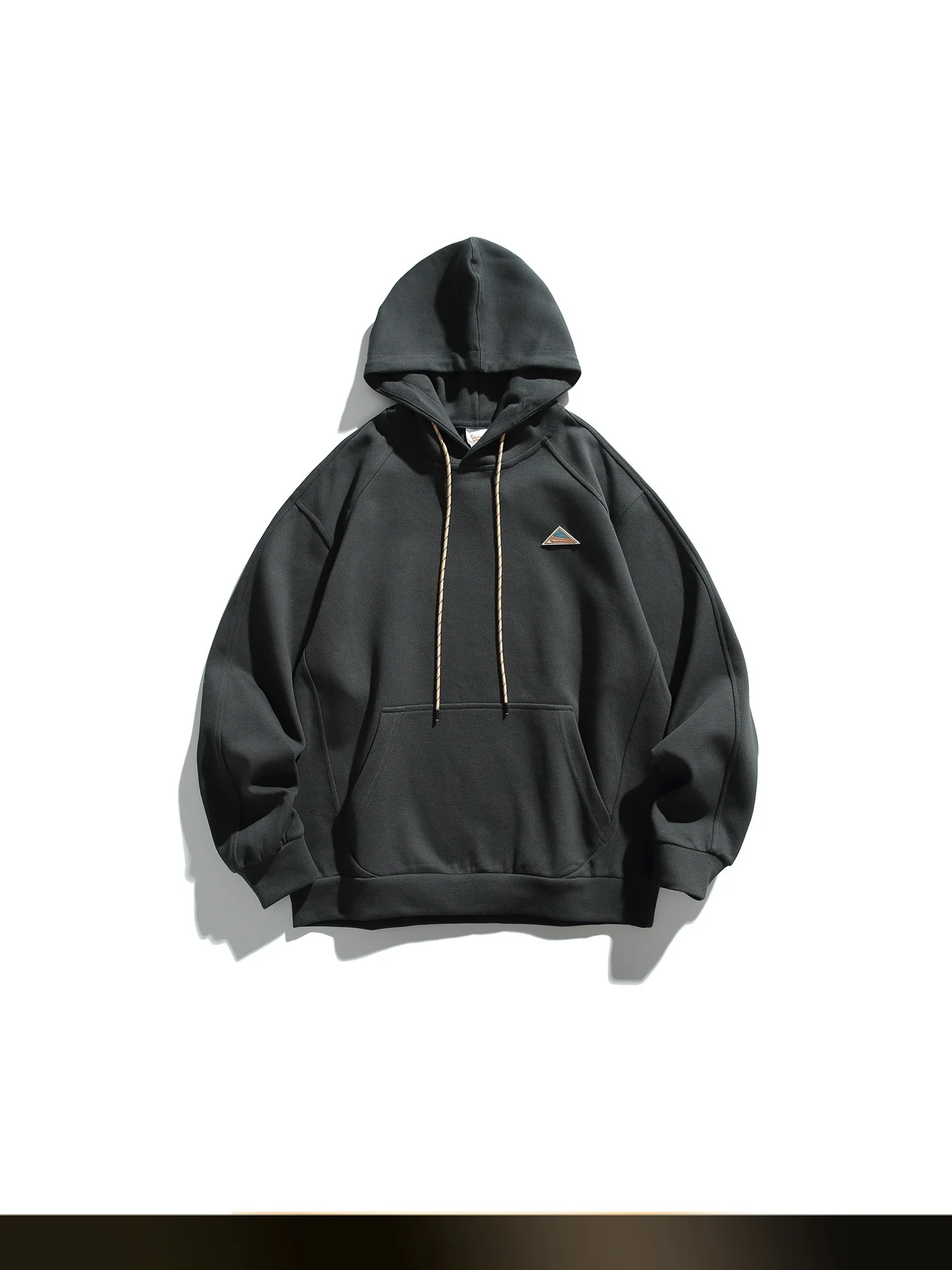 

Мужская толстовка NTED в японском ретро-стиле с простым логотипом, повседневная, свободного кроя, для пар, оверсайз, из смесового хлопка и полиэстера, осенняя