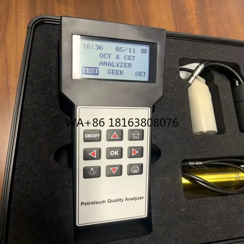 Handheld Octane Cetane Tester Portable Fuel Oil Analyzer for ASTM D613 ASTM D2699 Test Equipment