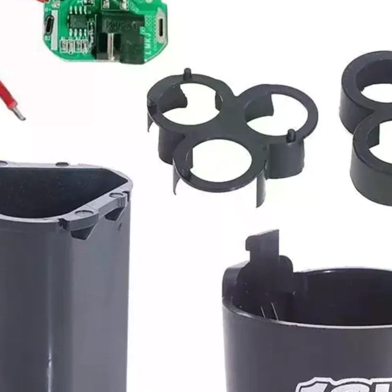 

10.8V 12V Screwdriver Drill Battery Case Box With 18650 Hoder Brackets 3S 30A BMS Board For Shura Shrika Replace Use