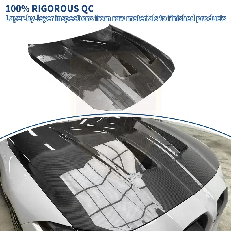 

Facelift Alpha-N Style Dry Carbon Fiber Engine Bonnet for 3 Series M3 G80 4 Series M4 G82 G83 Front Hood Cover