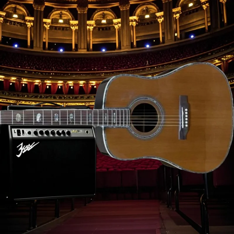 Frete grátis especial personalizado série d45 corpo de madeira de pinho vermelho ébano escala 39 Polegada fácil sólido topo madeira de amieiro