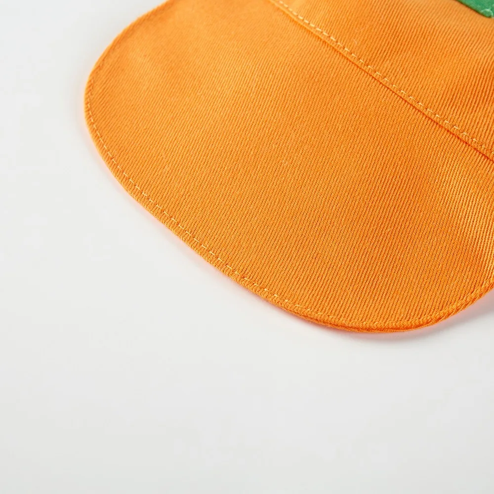اكسسوارات الحيوانات الأليفة البرتقال الكلب قبعة الشمس تنفس قابل للتعديل قبعة بيسبول للحيوانات الأليفة مريحة القط واقية من الشمس قبعة في الهواء الطلق داخلي