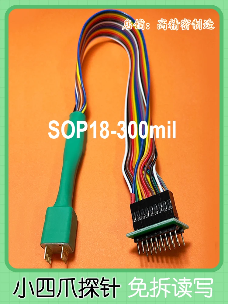 Imagem -05 - Teste o Pino da Mola da Sonda Microplaqueta da Queimadura Soic16 Sop16 Sop18 Passo 127