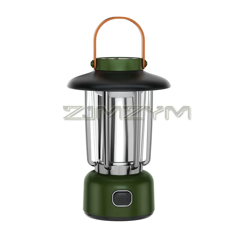 Linterna para acampar al aire libre de 4 modos, lámpara de ambiente portátil recargable para acampar, minilinternas colgantes LED potentes, luz de emergencia
