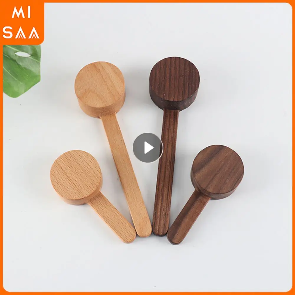 Coffee Bean Spoon Durable Multifunction Kitchen High Quality To Bake Fashion Measuring Cup Home Baking Black Walnut Spoon Grace