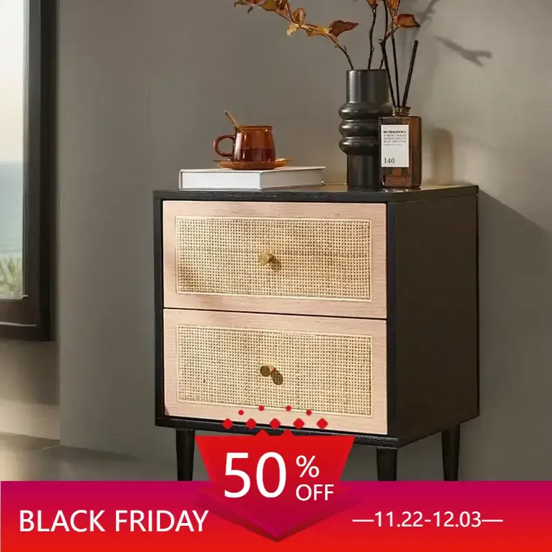 

Unique Furniture Night Stand Chest Drawers Table Room Multifunction Home Wooden Storage Bedside Tables Nachttisch Bedroom