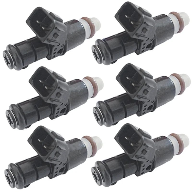 

Durable-6Pcs Fuel Injectors Nozzle Parts 16450-RCA-A01 For Honda Acura MDX TL Accord Pilot 8 Holes 2003-2007